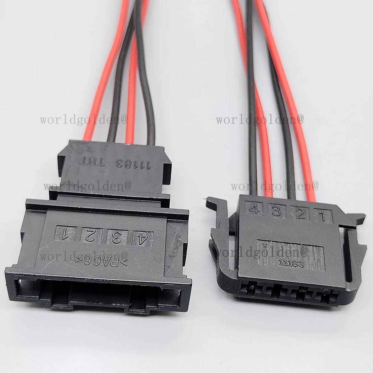 1-929591-1 191972704 Compact 4Pin Pre-wired Connector for Universal Vehicles Adjust Car Interior Wire Layout