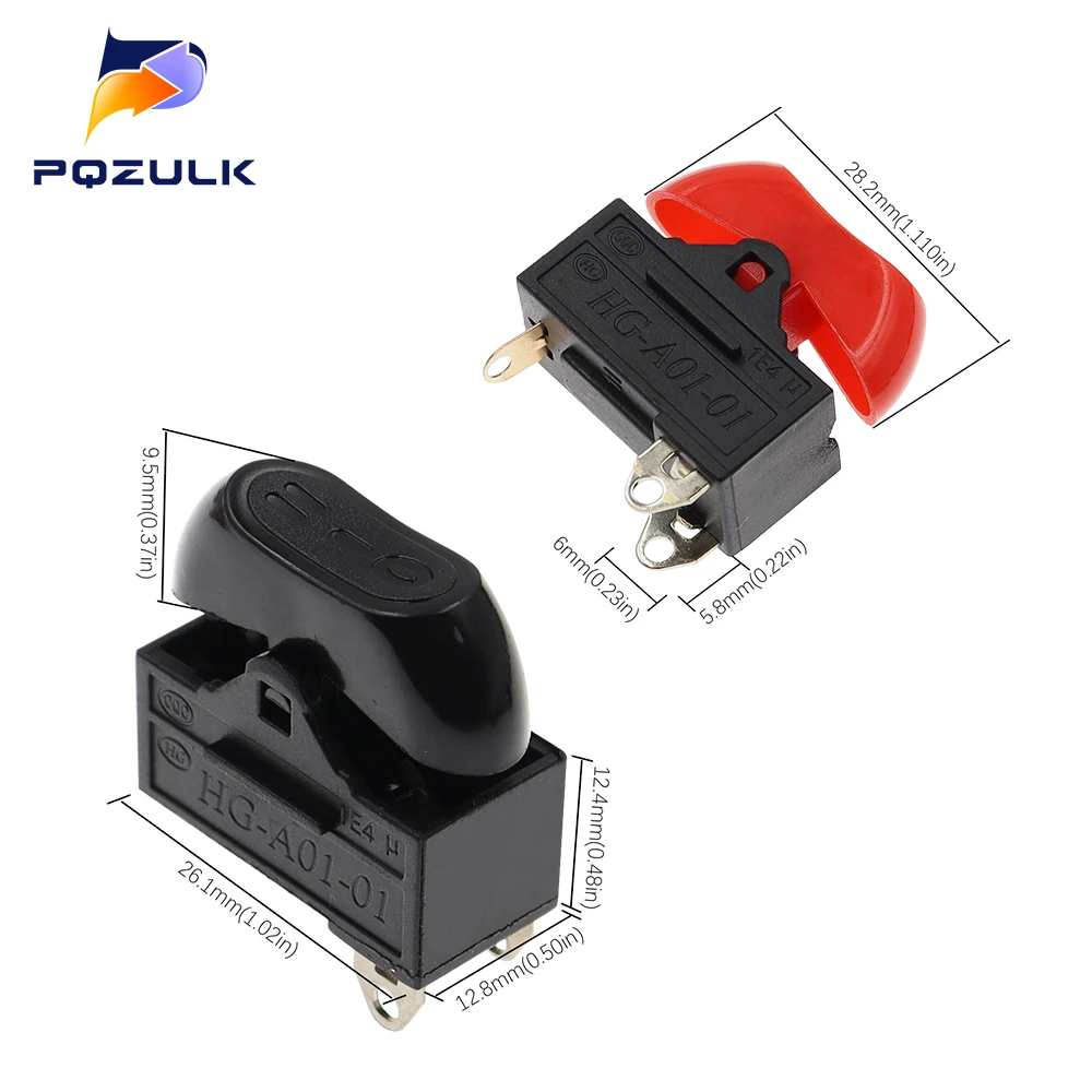 4PCS Hair Dryer Switch,Rocker Switch,3 Position ON OFF Boat Switch