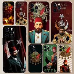 O-Ottoman Empire Coat Phone Case For Apple iPhone 15,14,13,12,11,Pro,X,XS,Max,XR,Plus,Mini Soft Black Cover