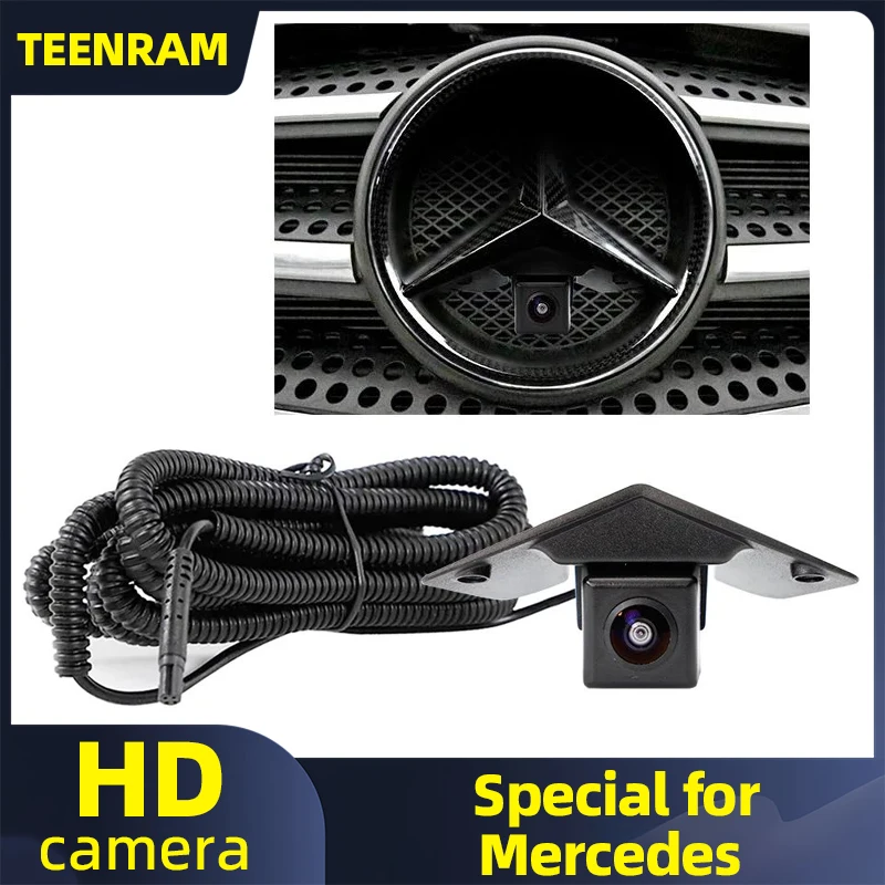 teenram-for-cars-mercedes-vito-viano-a-b-c-e-g-gl-slk-glk-sl-class-front-waterproof-camera-hd-night-vision-front-view-camera