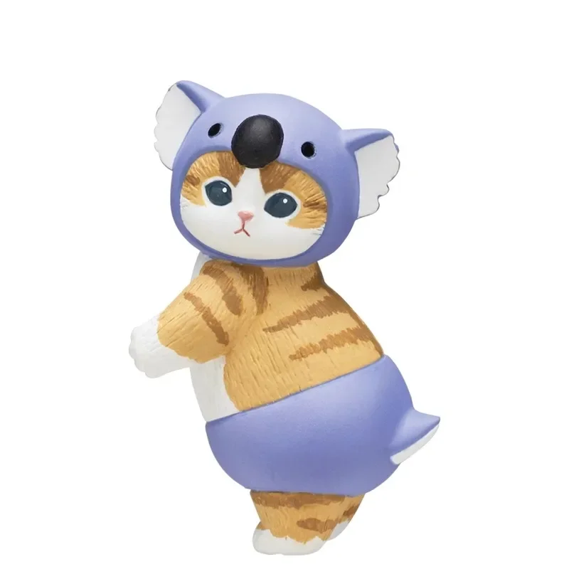 Süße Katzen Gacha Spielzeug Anime Tier Kostüm Modell Dekoration Ornamente Action figur Spielzeug