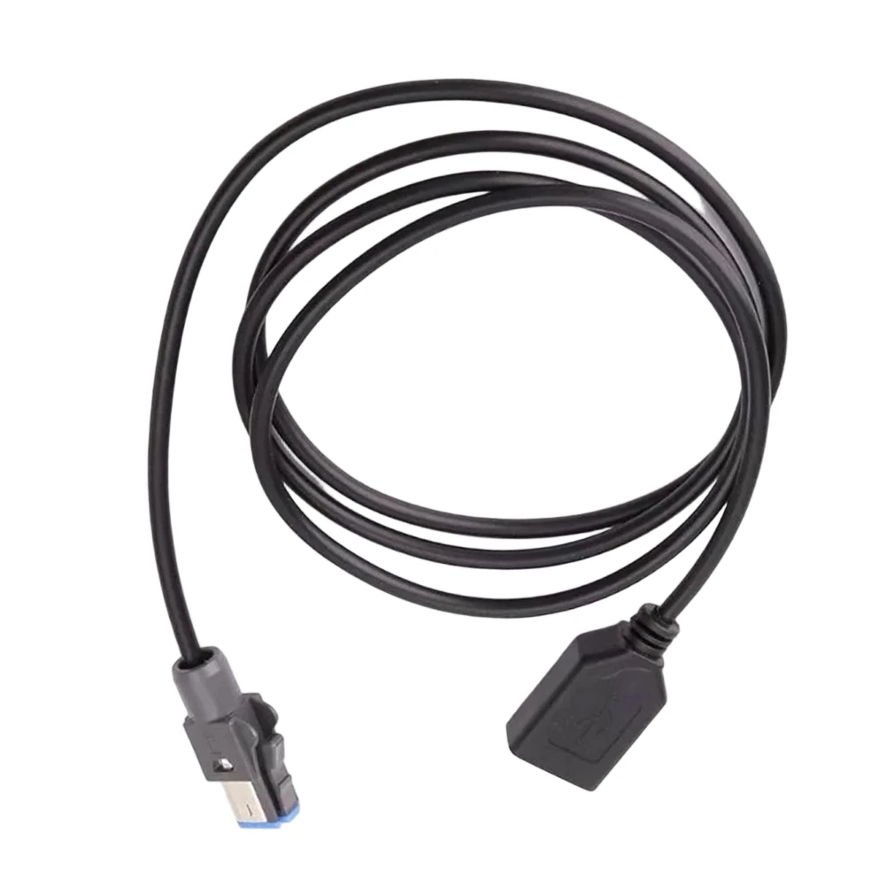 100CM Rear 4PIN to USB Interface Extension Cable for Car Navigation Host Audio Compatible with For Nissan Radio