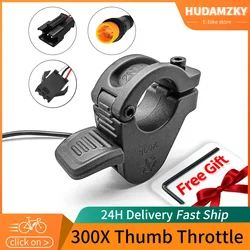 WUXING-Accélérateur au pouce pour vélo électrique, accélérateur à main, droit, magasins, 24V, 36V, 48V, 72V, 300X