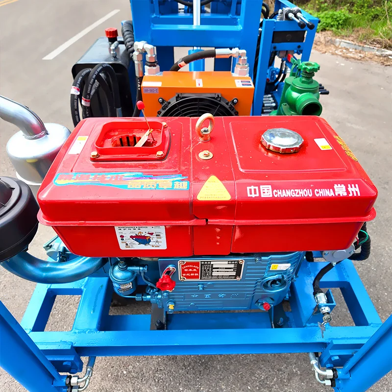 Customized Multifunctional Well Digging Machine 60-76-89-102 Drill Pipe 200m Water Well Drilling Rig Machine