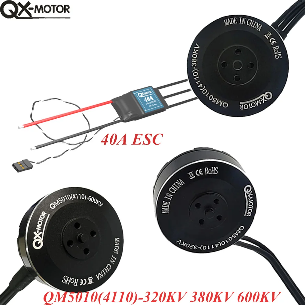 QX-Motor QM5010(4110) 320KV 380KV 600KV 6s Multi-rotor Disc for DJI RC Multicopters Drone 550 650 850 Motor Parts