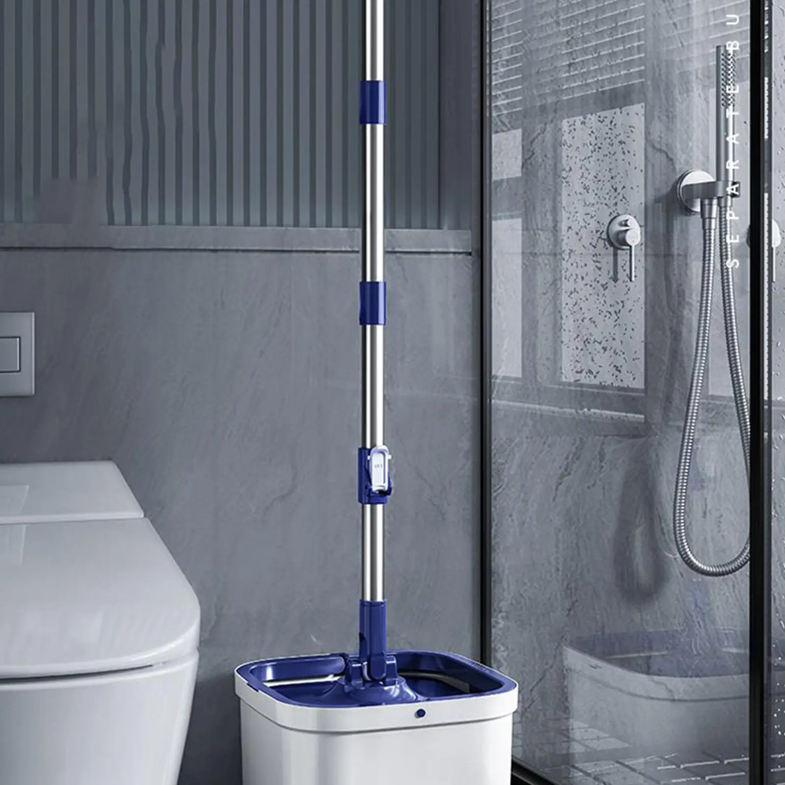 

Mop And Bucket Set Rotating Separate Dirty Water Household Cleaning Mop With Bucket For Living Room Kitchen Bedroom Dining Room