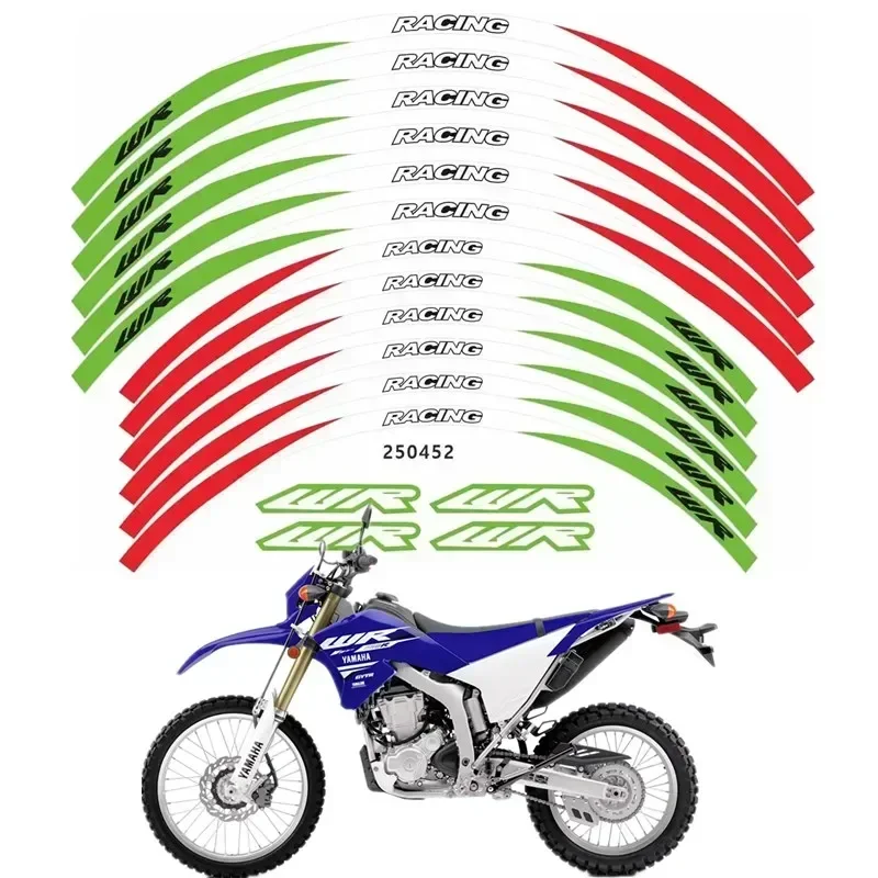 For YAMAHA WR250R WR250F WR450F Motorcycle Parts Contour Wheel Decoration Decal Sticker -16 Motor