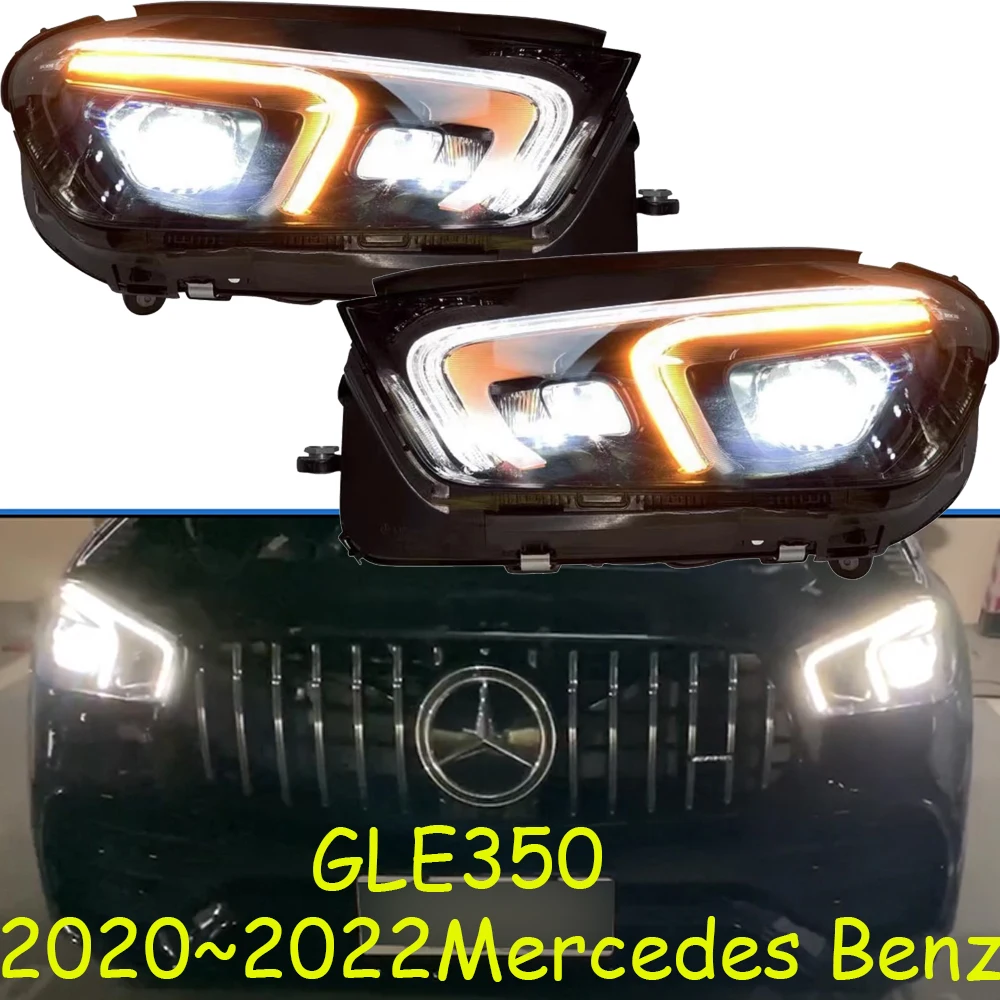 1pcs car bumper C292 GLE350 GLE400 GLE450 headlamp for Mercedes Benz W167 headlight AMG 2020~2023y LED for Benz W167 fog light