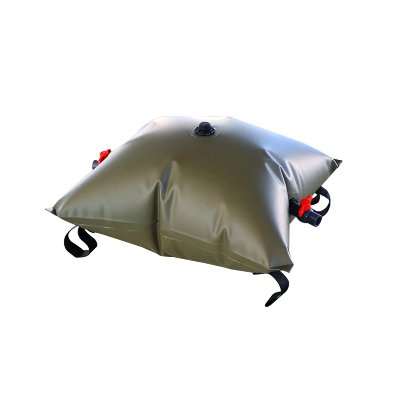 Tanque de agua portátil de PVC, 100L, 200L, automático, barato de fábrica, tanque de agua para techo de coche, para Camping Depositos flexibles