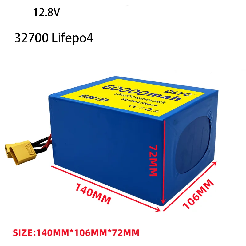 Imagem -05 - Bloco da Bateria Lifepo4 para o Barco Elétrico Fonte de Alimentação Ininterrupta Bms Equilibrado 4s3p 12.8v 60ah 4s 40a 100a 12v