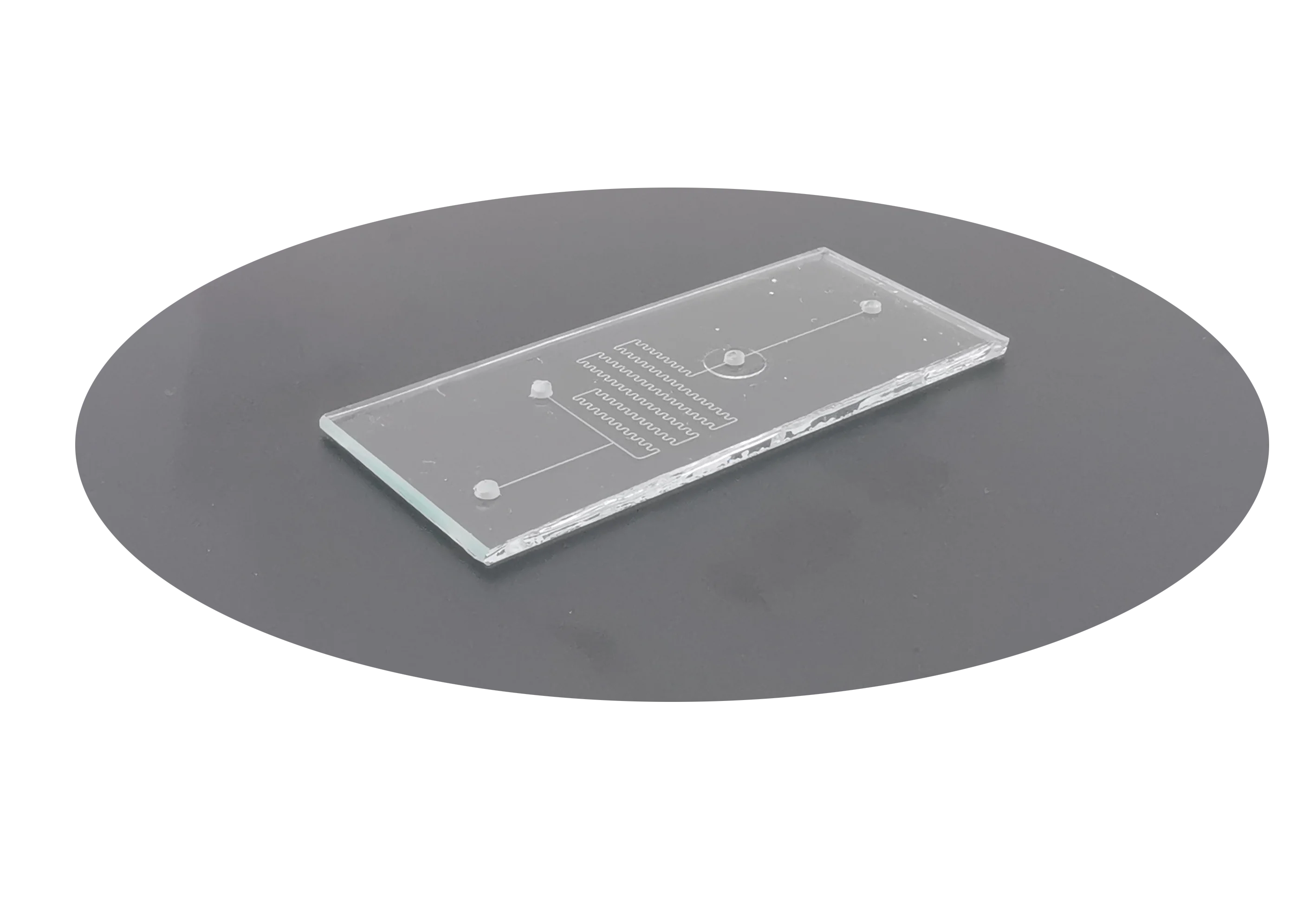 Microfluidic Glass Chip Electrode Customized High-resolution Cell Culture Water Quality Detection Straight Flow Cell