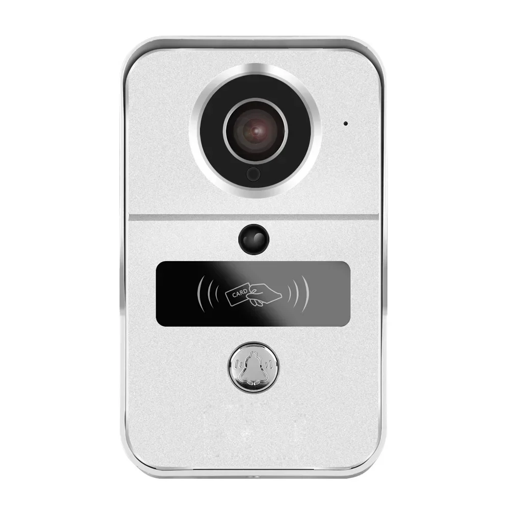2.4G Wifi Door Camera with Monitor Tuya APP Control Smart Life Video Door Phone 7/10 Inch Screen 1080P Door Bell IC Unlock