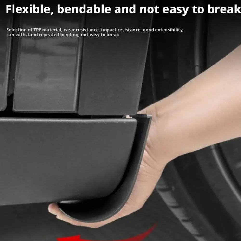   ل تسلا هايلاند Y جونيبر 2021-2025 4 قطعة اللوحات الطينية غير مرئية عجلة واقيات الطين TPE Mudflaps اكسسوارات السيارات Y4V4