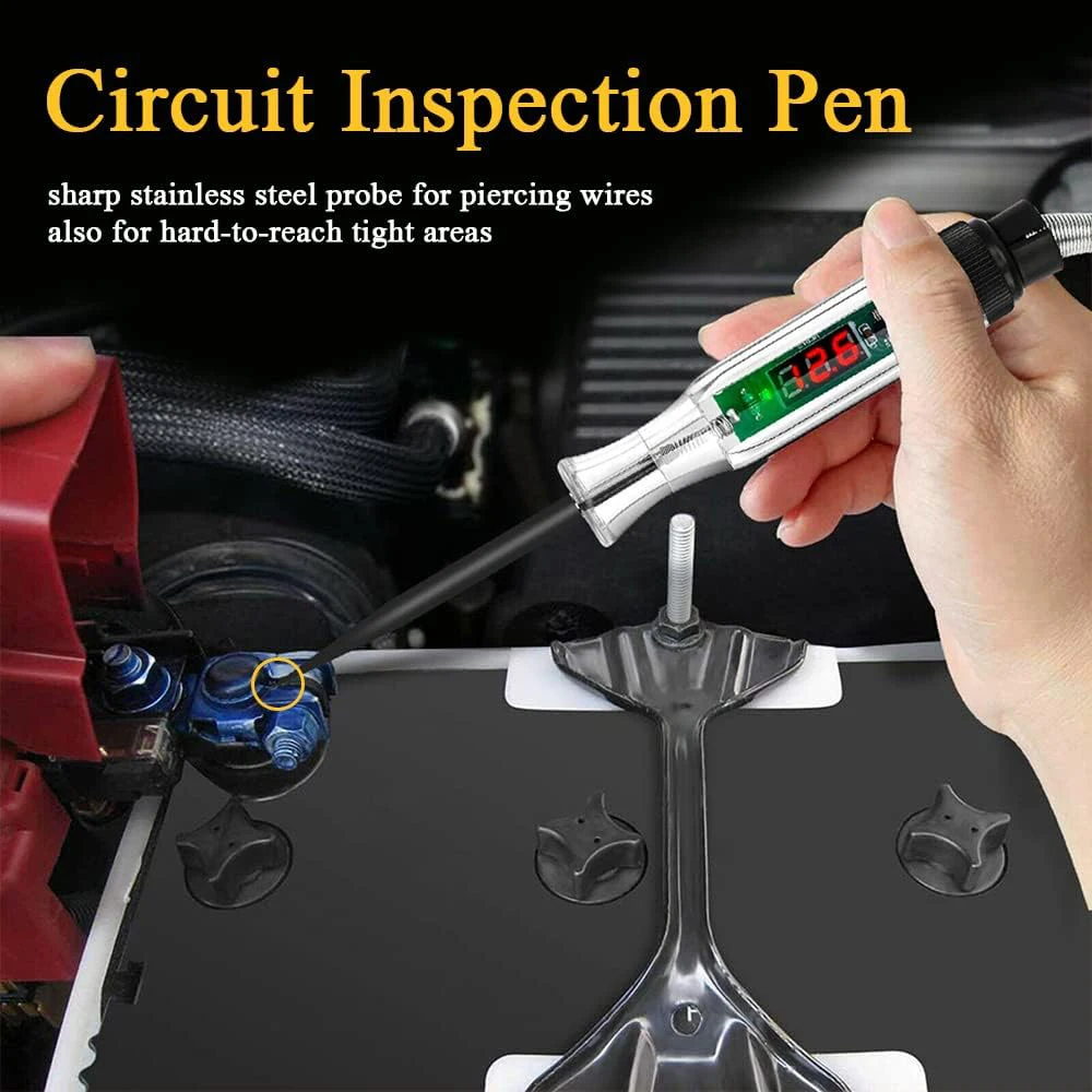 6V/12V/24V Auto-Schaltung tester Premium-Test Lichts onde Stift Glühbirne Diagnose werkzeug LKW Spannungs kreis tester Autore paratur – Detail 20