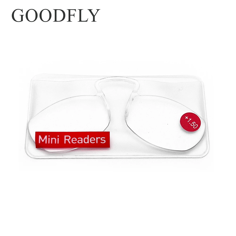 

Nose-pinching Glasses Women's Grade Glasses for Men Mini Portability Lunettes De Lecture Reading Transparent Cheap Things Man