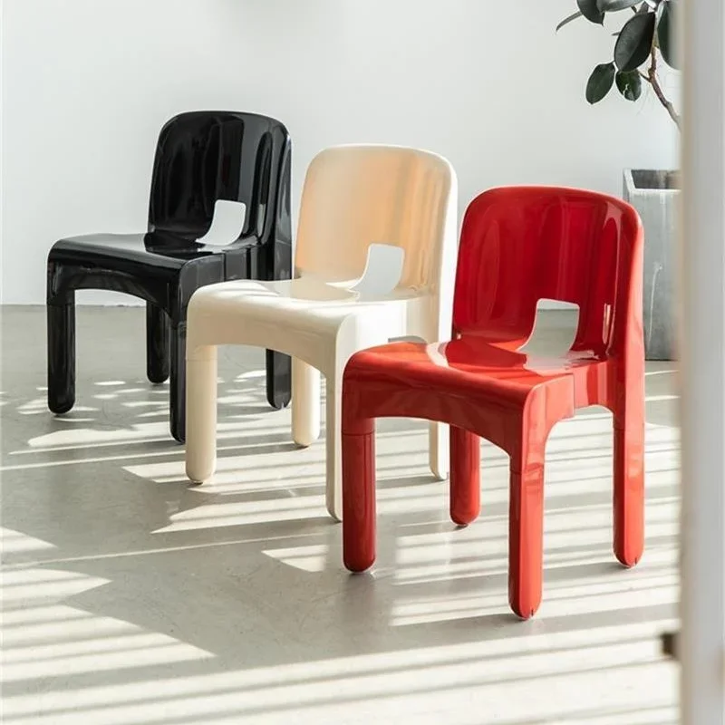 Chaises de Salle à Manger Modernes et Confortables, en Plastique, de Luxe, Style Nordique, Meuble de Cuisine