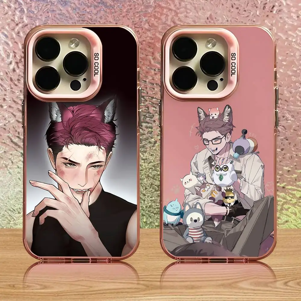 AoYin Valko L-Love And D-Deepspace Phone Case For iPhone 17 16,15,14,13,12,11,Pro,Max,Plus,Mini,SE Pink Candy Matte Shockproof