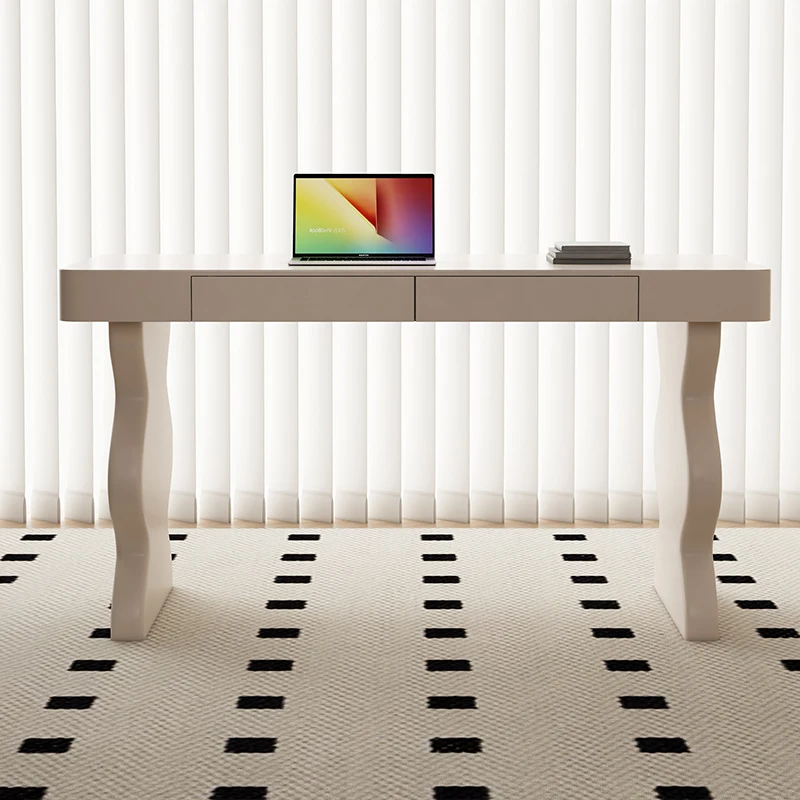 

Cream Style Desk Student Home Minimalist Office Table Household Study Desk Writing Table Mesa De Trabalho Office Furniture