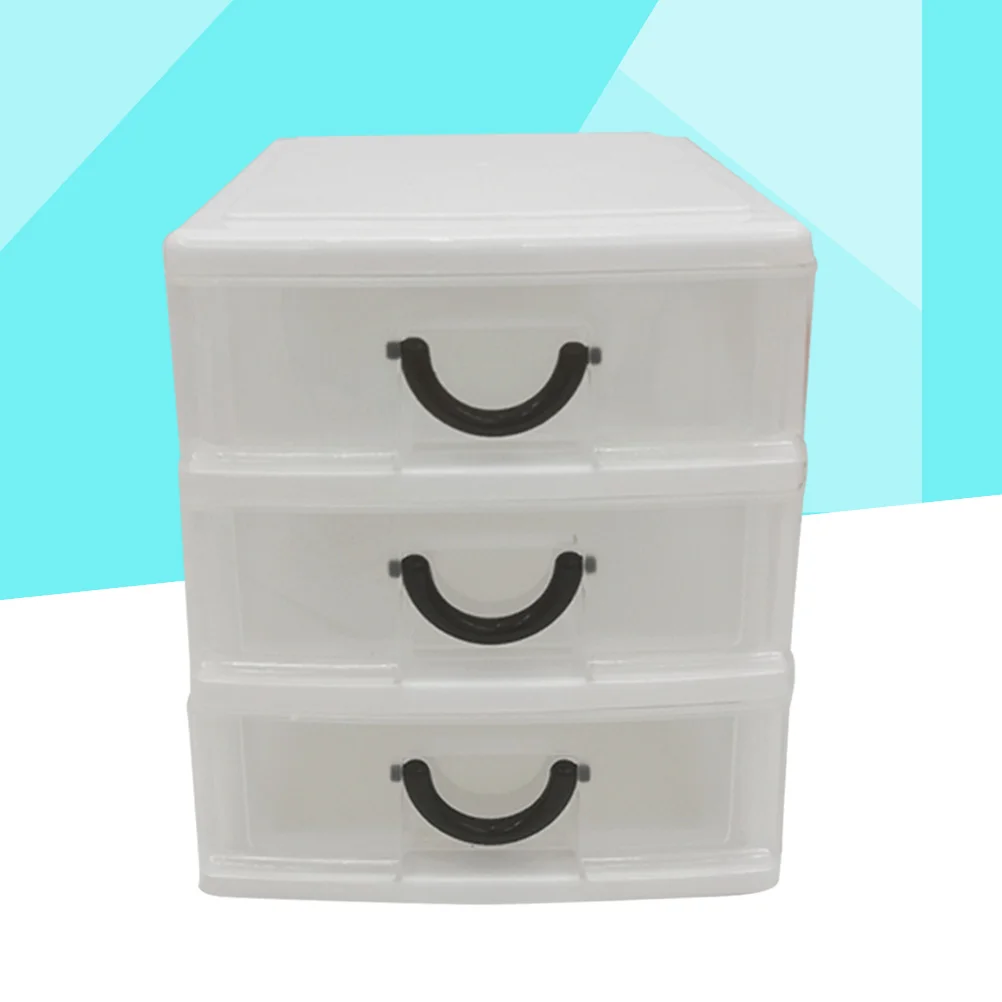 

Toy Storage Drawer Sundries Holder Make up Shelf Beige Organizer Drawers