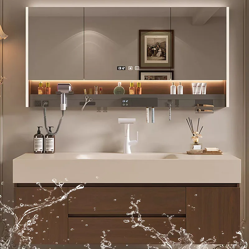 Wooden Jewelry Cupboard China Skincare Paper Gadgets Bedroom Display Partitions Cupboard Mirror Storage Gabinete Room Furniture