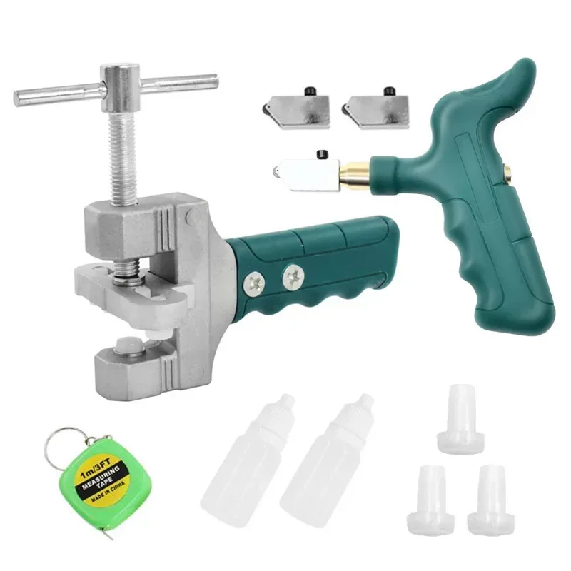 Opener Hand Mirror Cutting Tool Quick Handheld Cutter Set Divider Breaker Tile Opening Wheel Grip Glass