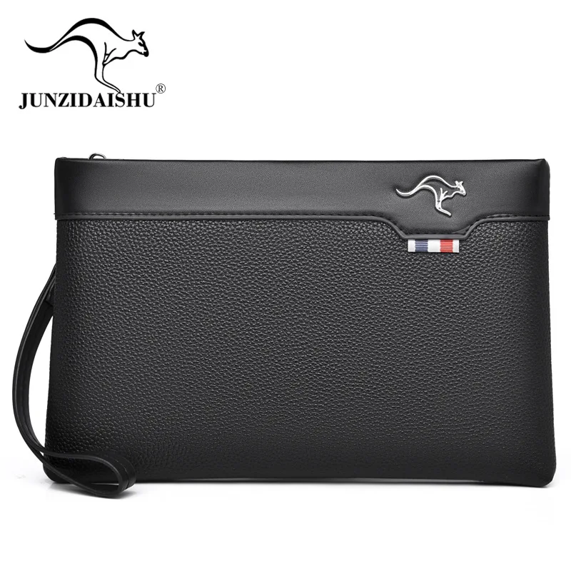 Luxury Brand Business Men Wallet Leather Man Clutch Bag Coins Pocket Purse Casual Envelope Long Wallets Luxury Handbag for Phone