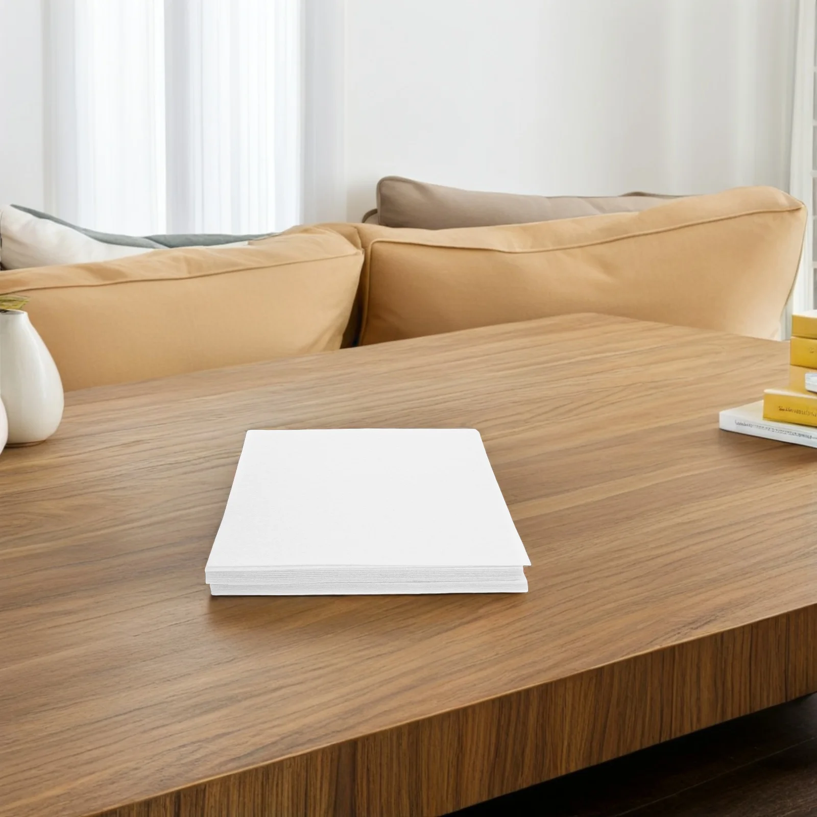 

20pcs White Felt Craft Sheets Fabric Soft Durable Colorfast Christmas Halloween Decorations DIY Sewing Supplies