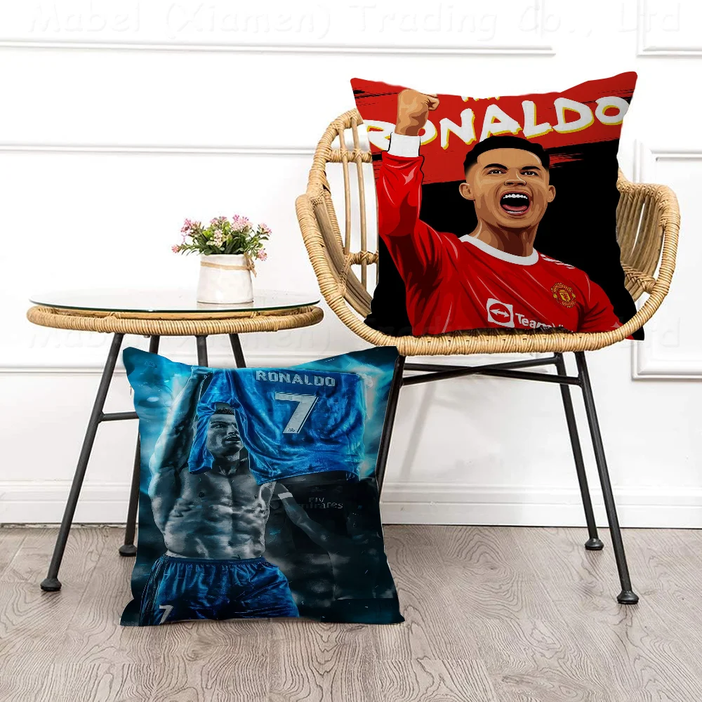 

Portugal Super Football Star C-CR7Pillow Anime Pillow Sofa Bed Head Pillow Cover Cushion Cover 45x45 Cm Fashion