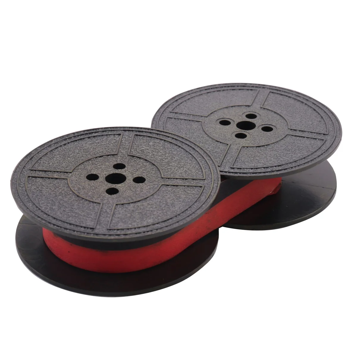 1Pack Typewriter Ribbon Twin Spool Typewriter Ribbon Red and Black Twin Spool Replacement Pack for Most Typewriter