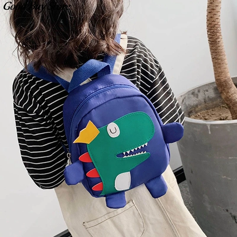 Tas ransel anak laki-laki dan perempuan, tas punggung anak dinosaurus lucu, tas sekolah hewan 3D kartun, tas ransel bahu untuk anak laki-laki dan perempuan