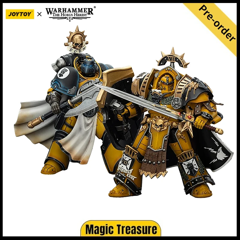 

【Предпродажа】JOYTOY Warhammer 40K Imperial Fists Librarian Consul Legion Praetor in Tartaros Terminator Armor 1/18 Фигурка