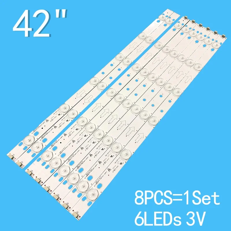 

LED Strip For TOT_42B2500_A/B_L6X6_Pitch 4C-LB420T-HQ2A 4C-LB420T-YH4B 4C-LB420T-YH4A 42H130 42L20 42S210 Ph42b25dg LVF420CM0T