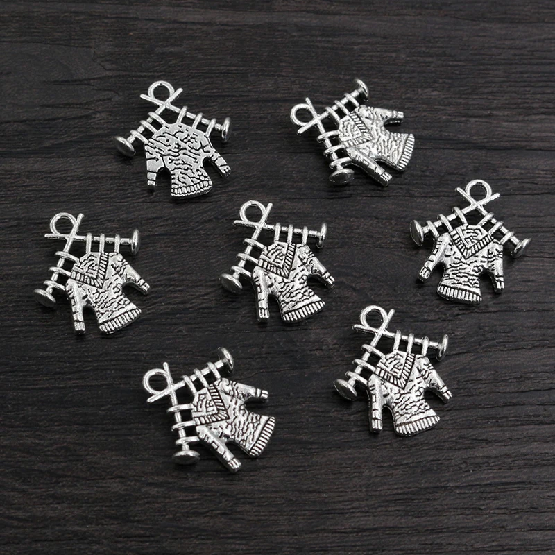 Fashion Cute Antique Silver Plated Wrench Lightning Broom Microscope Charms Pendant DIY Handmade Jewelry Findings Accessories