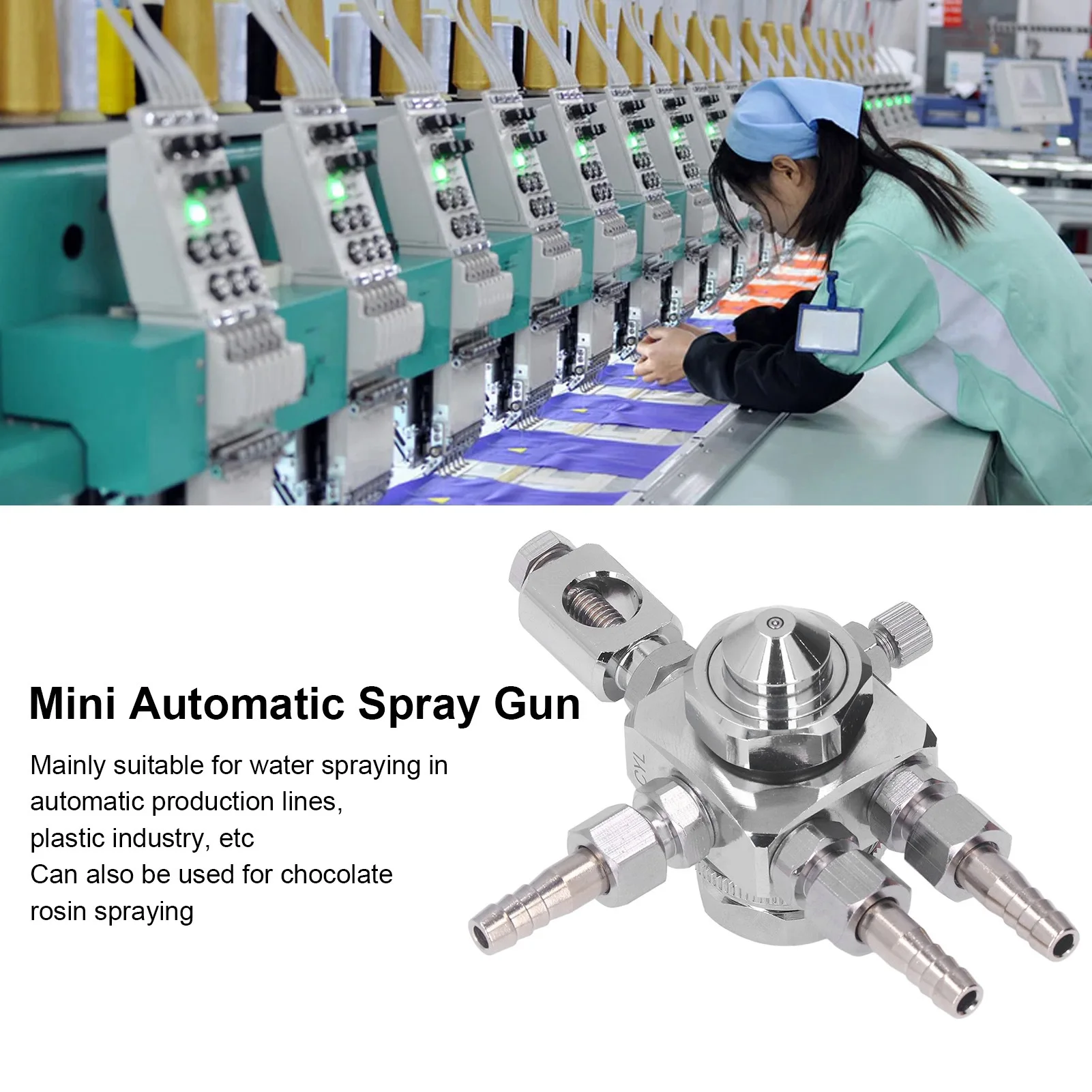 Mini Spray Gun Paint Gun Mini Automatic Spray Gun Stainless Steel Paint Sprayer for Agriculture Garden ST‑6 Mini Paint Spray Gun