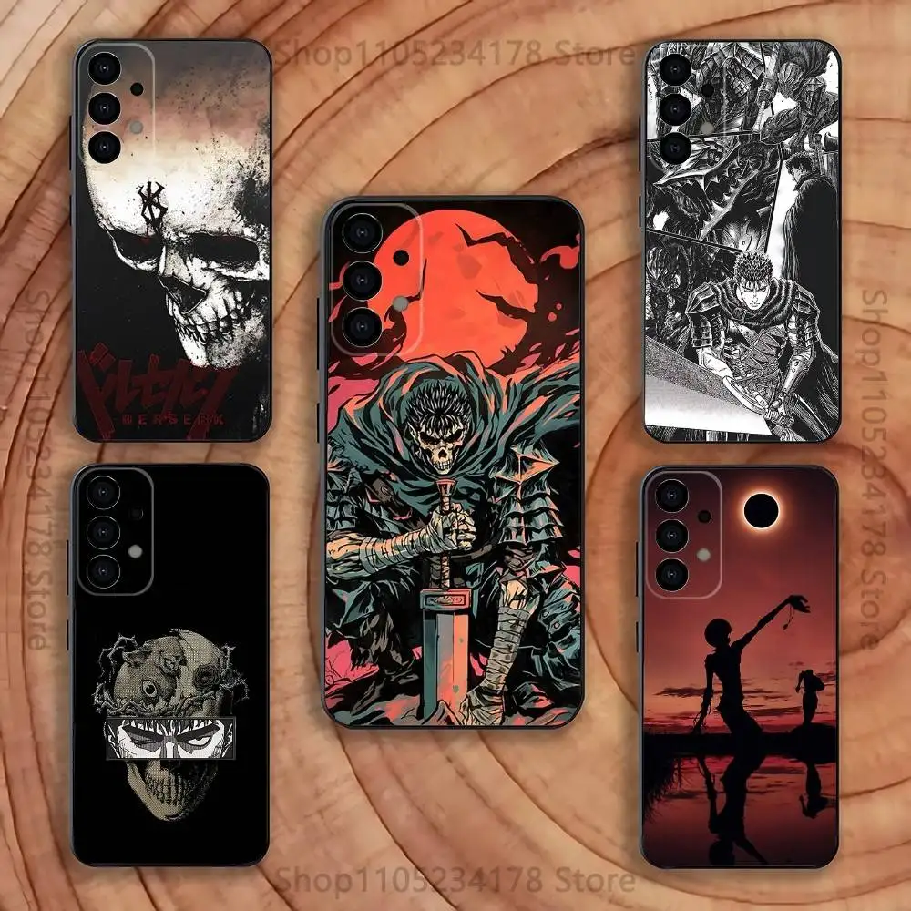 

Anime Guts of B-Berserks Phone Case For Samsung S25,S24,S21,S22,S23,S30,Ultra,S20,Plus,Fe,Lite,5G Black Cover