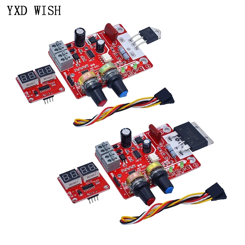 

40/100A NY-D01 Spot Welding Control Board STM8 Industrial Microcontroller Centered Welder Controller Panel DIY Tools