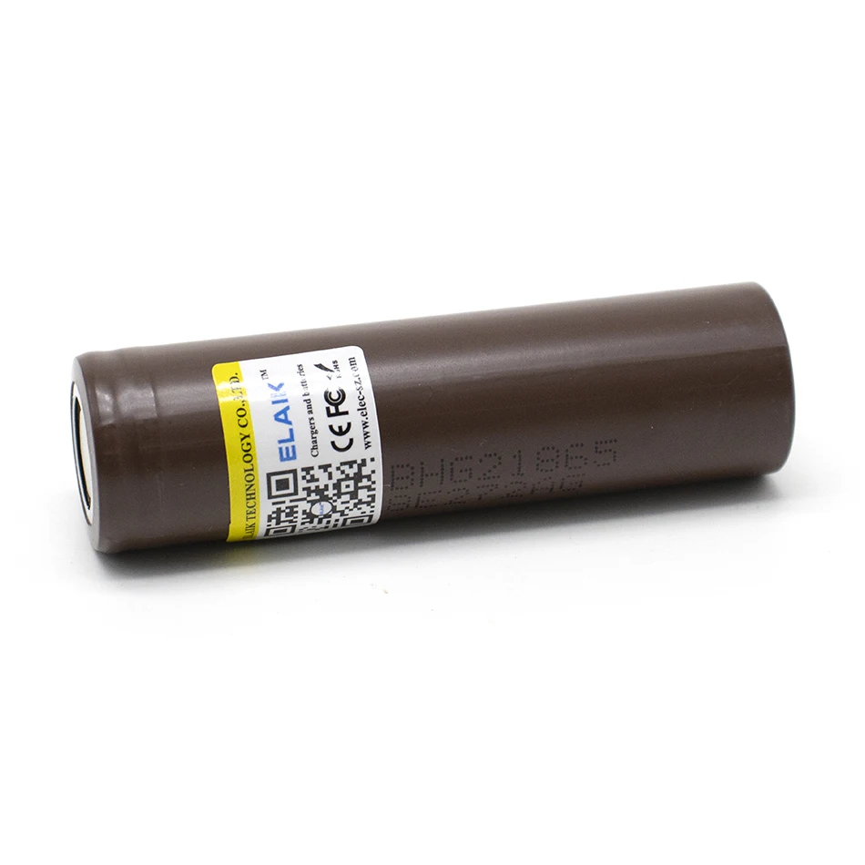 ELAIK 리튬 충전식 배터리, 드론 전동 공구용, 연속 방전 30A, 3.7v 18650 HG2, 3000mAh, 1-10 개