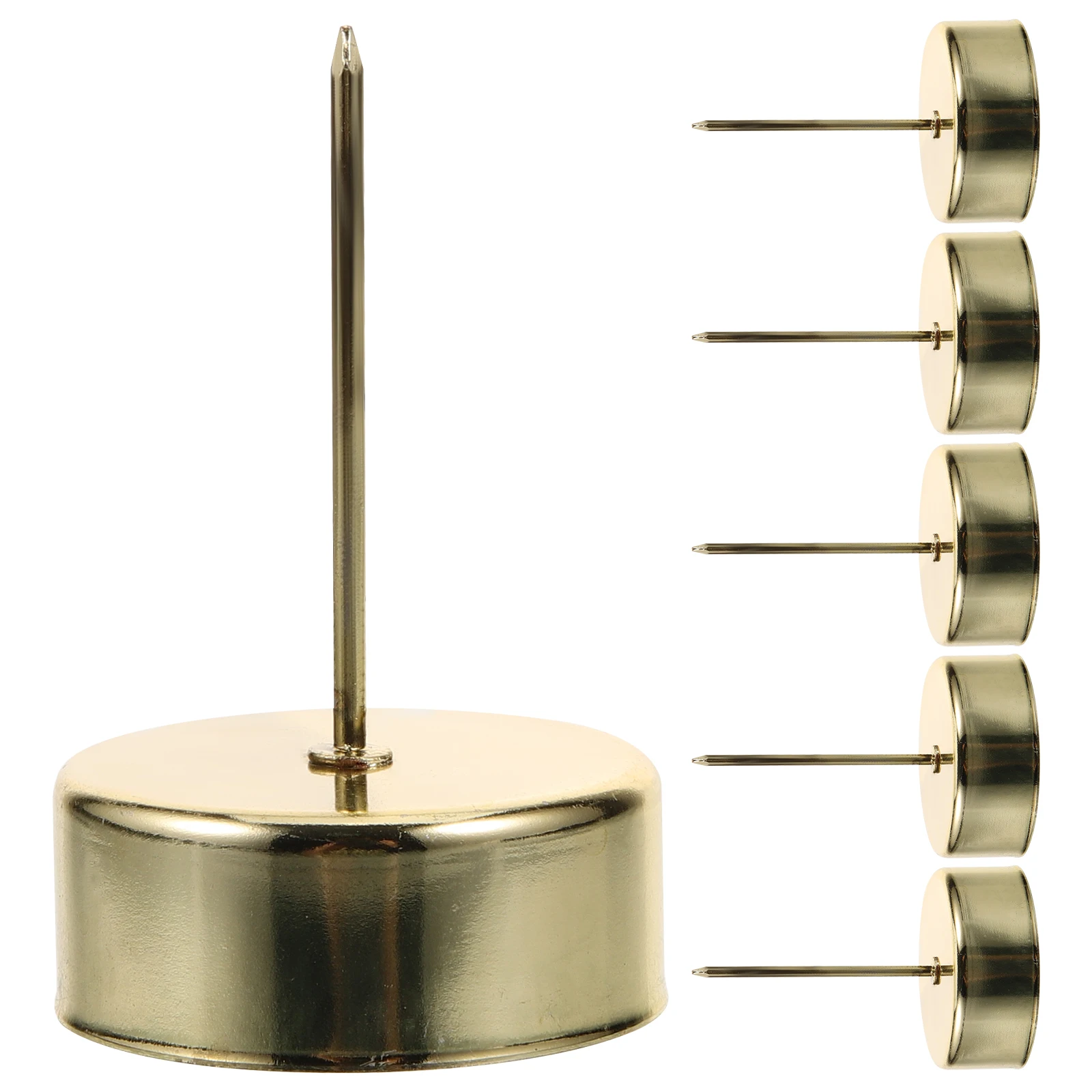 

6 Pcs Holder Tealight Candles Holders Candlestick Iron Tall Taper Metal Candler Cup Elegant