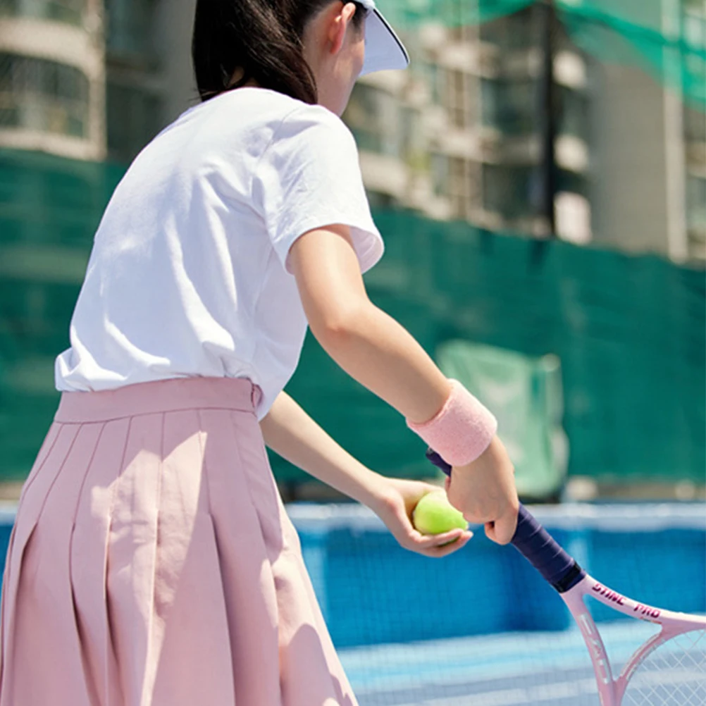 

10Pairs Kids Sweatbands Sports Wrist Sweat Bands Elastic Comfortable Absorbent for Basketball Soccer Running Outdoor Use