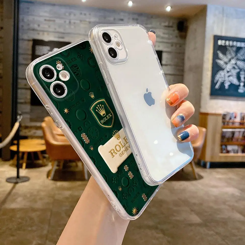 R-Rolex Phone Case For iPhone 17 Air 16 15 14 Plus 13 12 11 Pro Max 16e Shockproof HD Clear Back Cover view 6