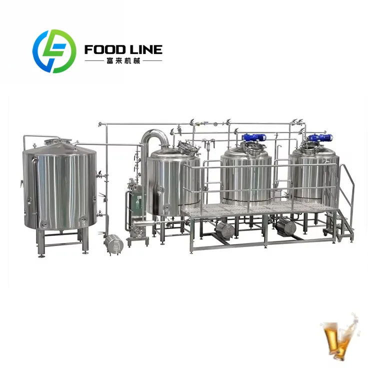 Customized  Beer Machine Micro Brewery System Beer Fermenting Equipment Manufacturer for Beer Making Factory and Brewery Use