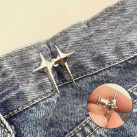 1PCS Adjustable Waist Button For Jeans Pants Detachable Button Perfect Fit Instant Jean Button No Sewing Required