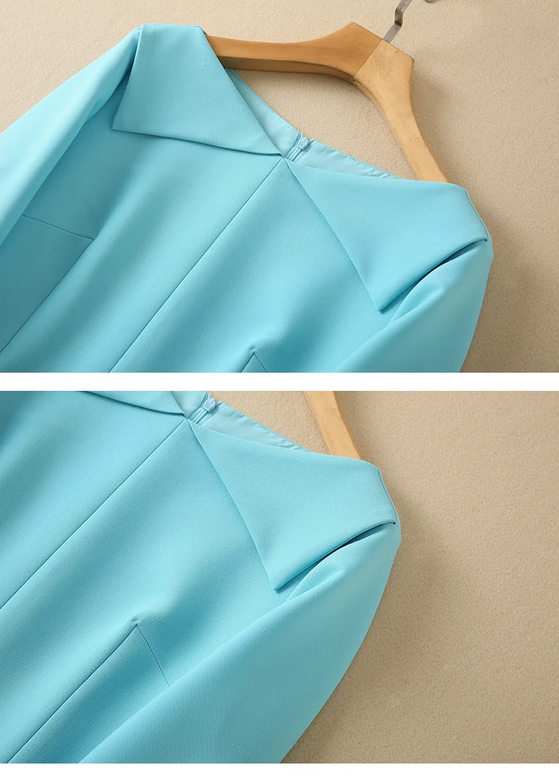 Princess Kate Middleton Luxury Elegant Dress Women Long Sleeve Spring Fall Pockets Designer Office Lady Formal Casual Dresses