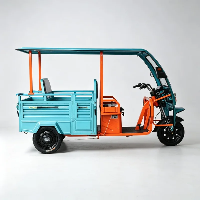 Lead Acid Battery Triple Brake System Electric Tricycle for Passenger and Cargo Transport   Y002