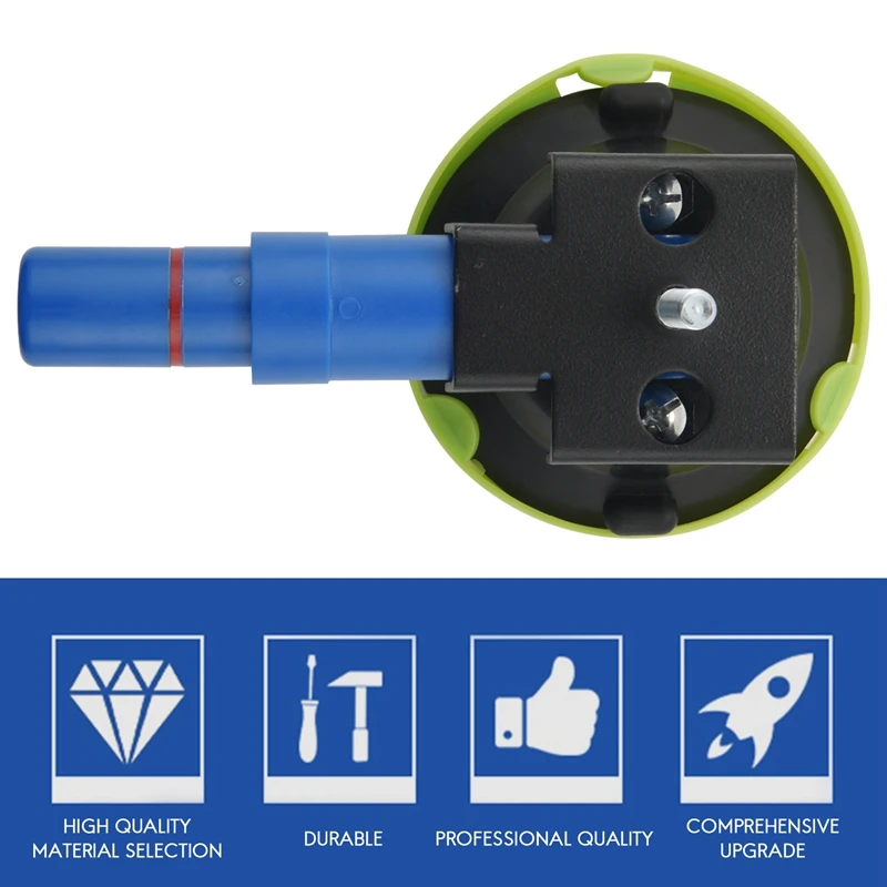 Imagem -03 - Mão Bomba de Sucção com m6 Rosca Stud Polegada Côncavo Vácuo Cup 75 mm Heavy Duty