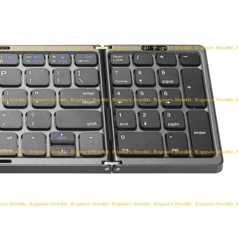 

D08B 3 каналы подключение Портативная клавиатура Mini Складная беспроводная беспроводная Bluetooth-совместимая клавиатура для