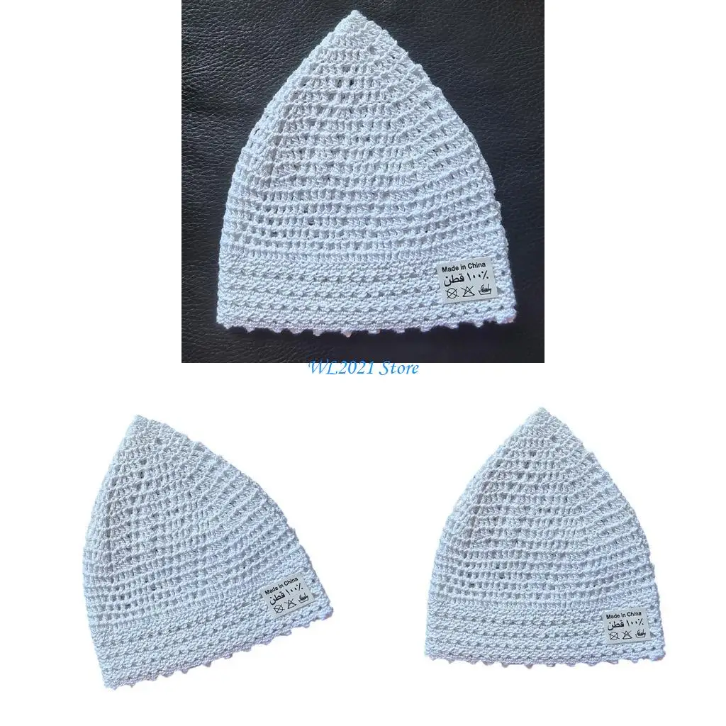 

G5GC Stretchy Woolen Cap For Men Cold Weather Comfortable Lightweight Arabic Headwear