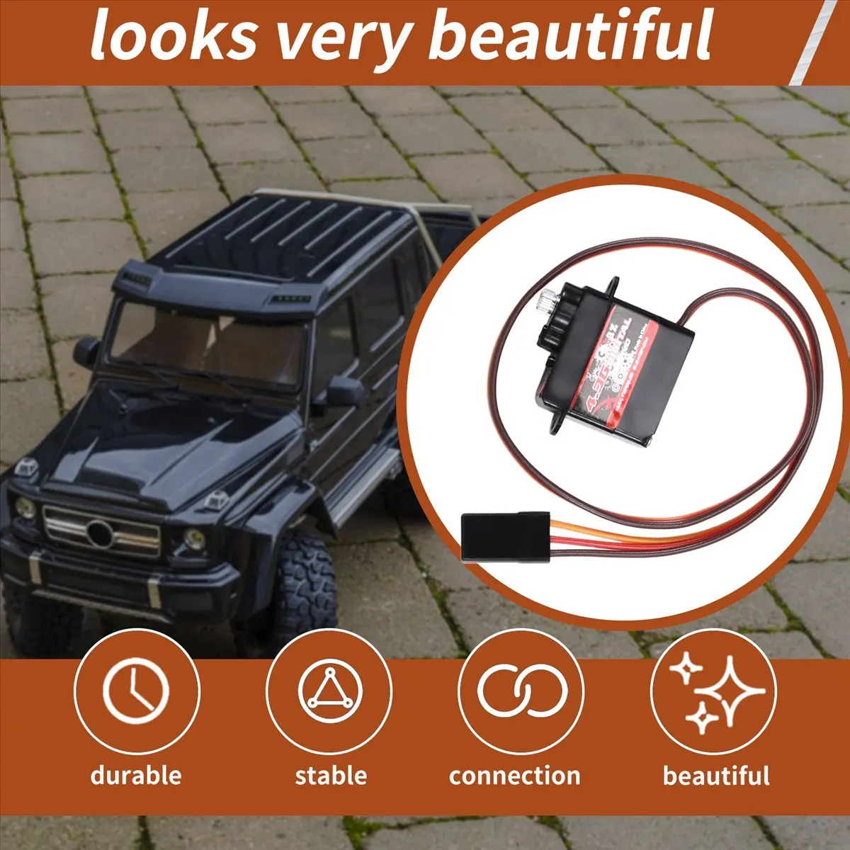 #75D Remote control car servo,4.3g Digital Servo Motor High Speed Steering RC Servo (Metal)