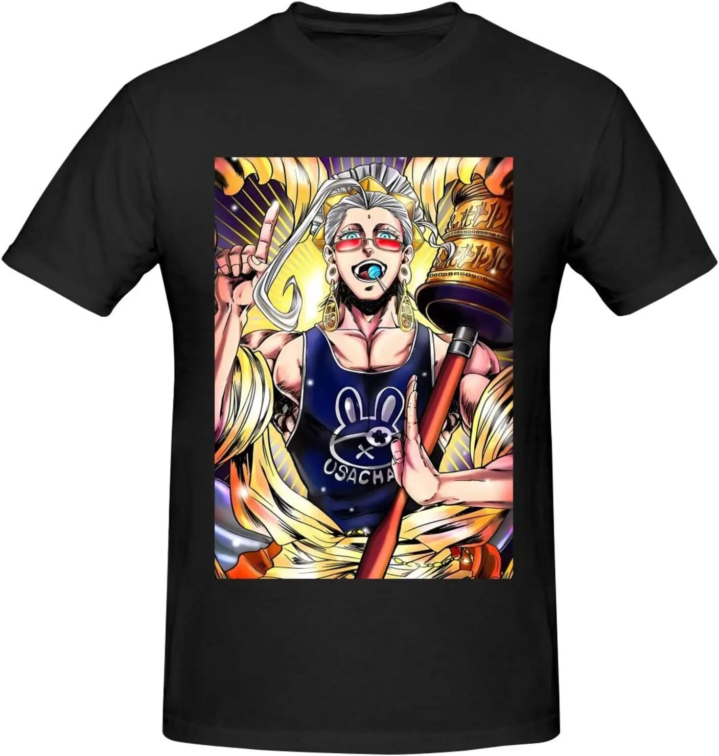 Record Anime of Ragnarok Shirt Men's Breathable Custom Cotton Short Sleeve Tshirt Fashion Casual Tops Tees Black