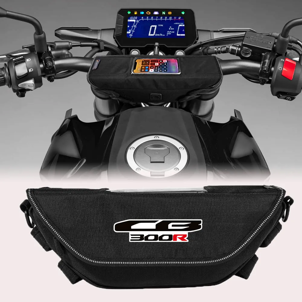 Sac de rangement étanche et anti-poussière pour guidon de moto, sac de navigation, accessoire pour HONDA CB300R cb300r CB 300R